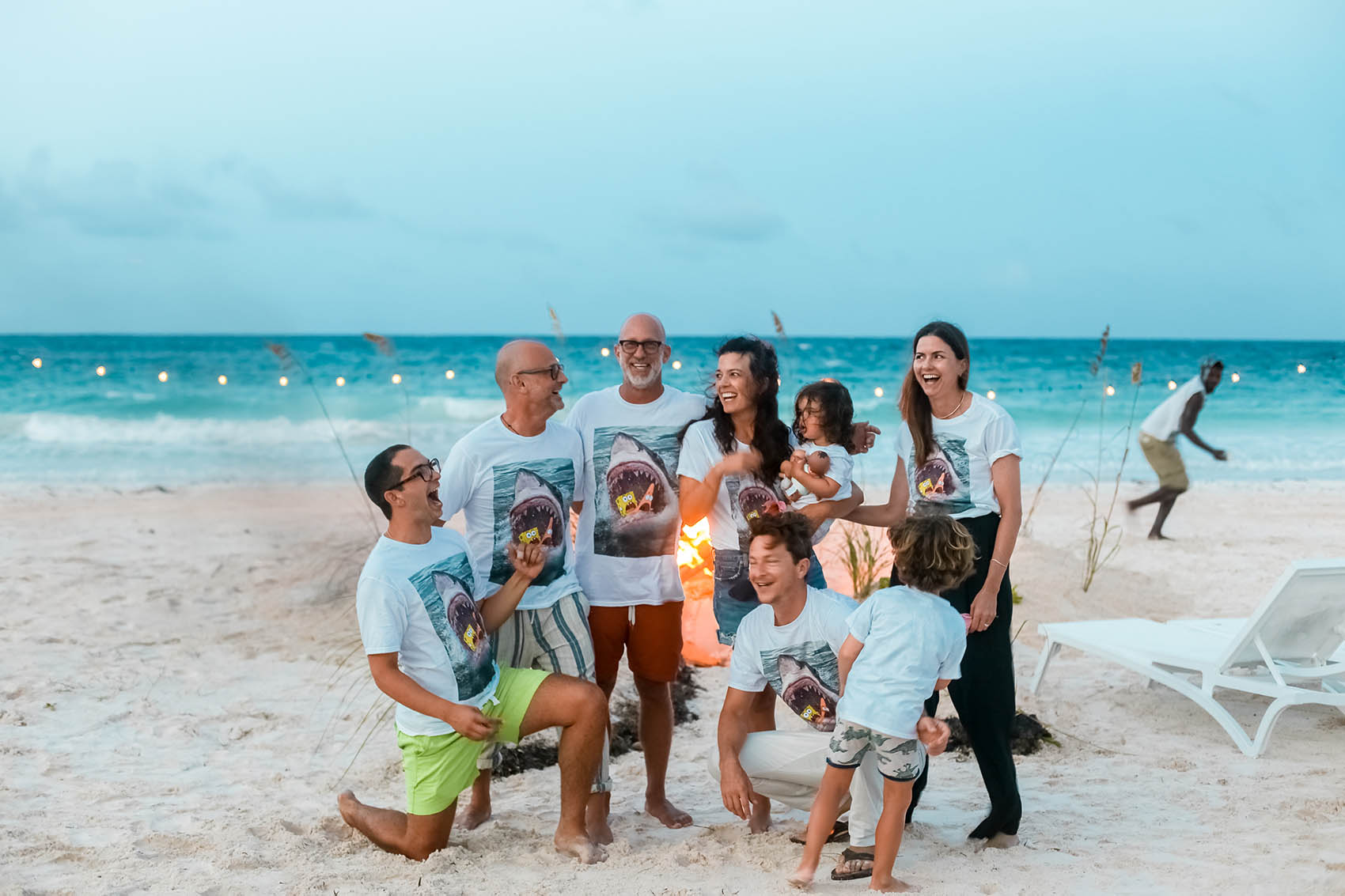 Family Having Fun in Harbour Island