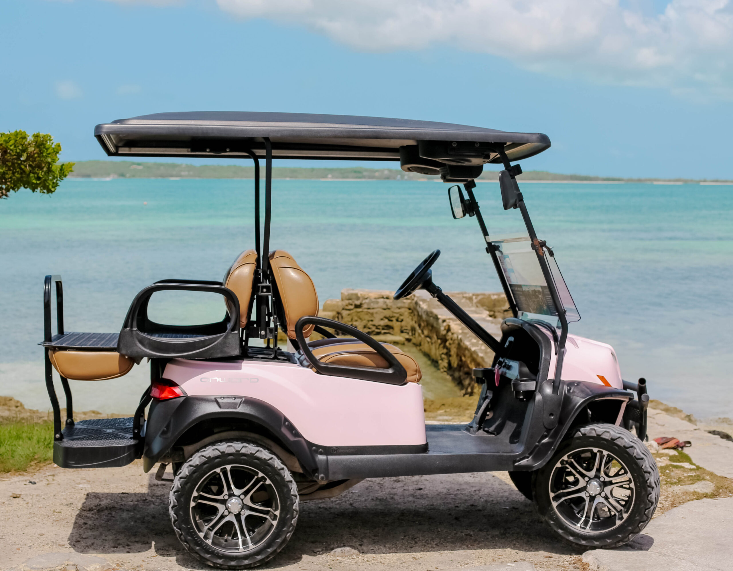 Luxury Four Seater Golf Cart Rental Harbour Island