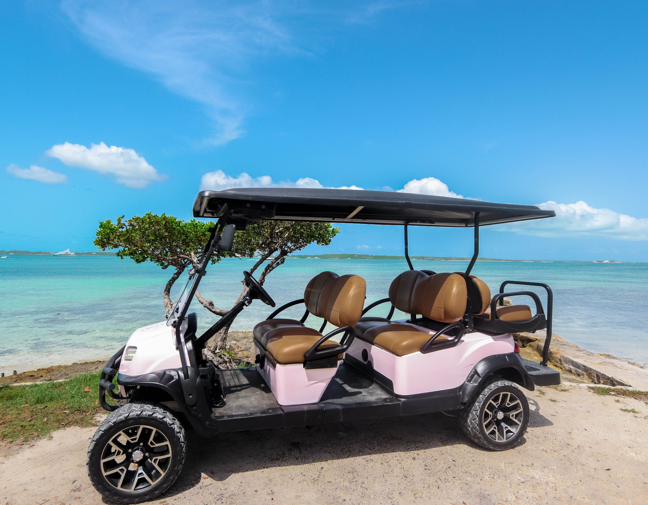 Luxury Six Seater Cart Rental Harbour Island