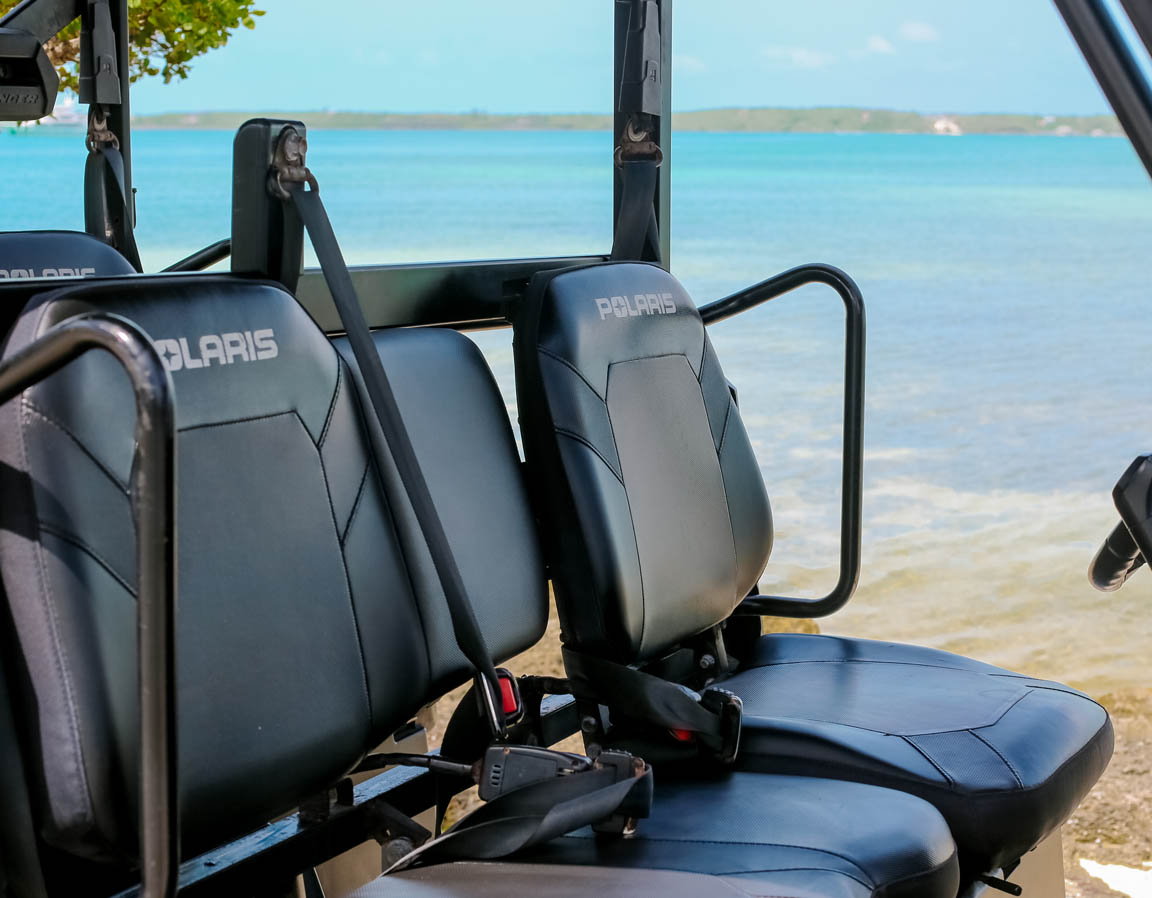 Polaris Golf Cart Rental Seating